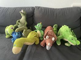 Dino-Plüschtier-Paket  9 Dinosaurier, gewaschen