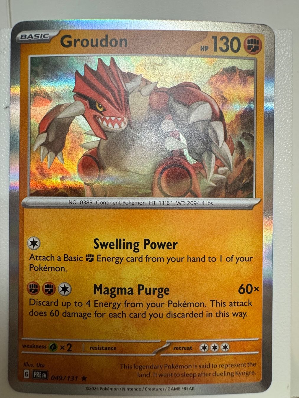 Pokémon Carte collezionabili: Groudon | Reverse Holo | 049/131 | Pokémon TCG – Nuovo (secondo la descrizione) da Bassersdorf venduto da ero_9zp9