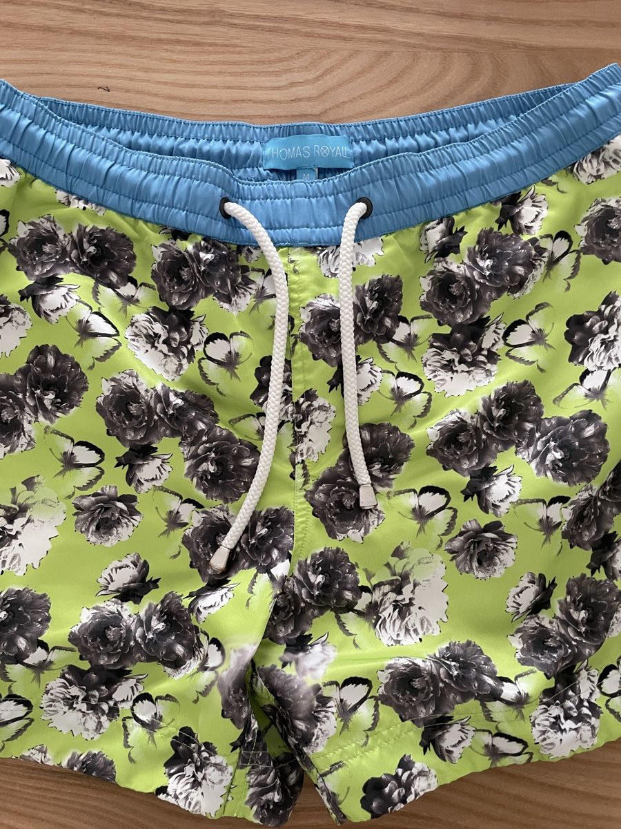 Badehosen: Badehose Blumenmuster Grösse M hellgrün - Neu! – Neu (gemäss Beschreibung) aus Basel von MarkenundKleidung 1