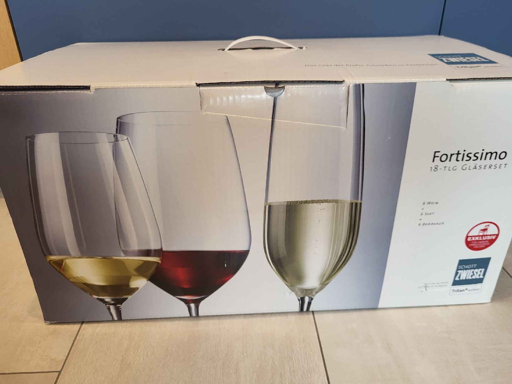 Zwiesel Bicchieri: Set de verre vin et champagne – Nuovo e nell'imballaggio originale da Glovelier venduto da boliver 1