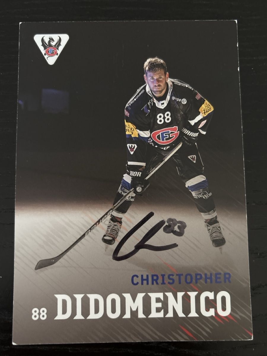 Autografi: Christopher DiDomenico Autogrammkarte - Top Zustand! – Usato da Uetendorf venduto da hoisle