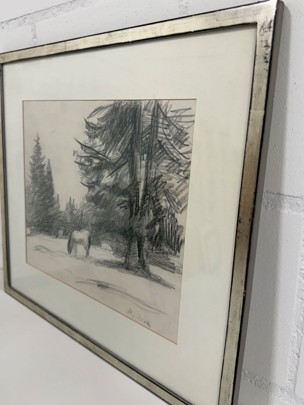 Gemälde: Karl Dick Zeichnung – Gebraucht aus Basel von PAUL_ART 6