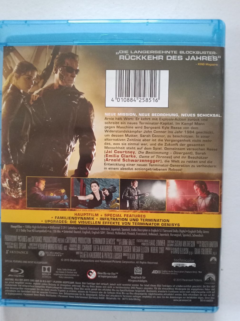Tutti i DVDs: Terminator Genisys - Blu-ray - Top Zustand – Usato da Tann venduto da Veebee6 1