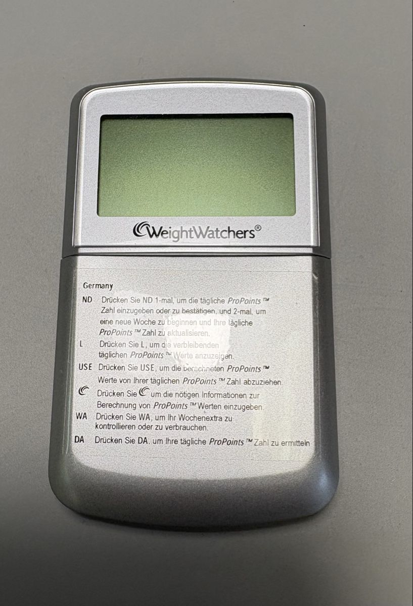 Calcolatrici tascabili: Weight Watchers ProPoints Calculator / Punkte Rechner – Usato da Birrwil venduto da kae_9wv9 2