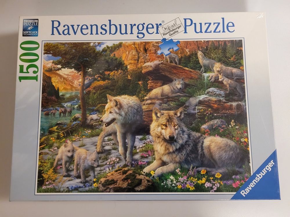 Puzzle 1500 Teile Wolf (Neu und originalverpackt) in Oberuzwil für CHF ...