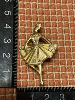 Brosche Ballerina mit Strass