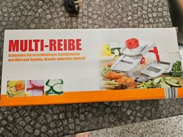 Multi-Reibe Gemüseschneider mit 7 Einsätzen