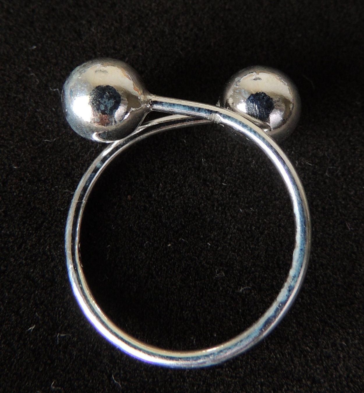 Anelli: Silber 925 Kugel Fingerring – Nuovo e nell'imballaggio originale da Waldenburg venduto da schaller707