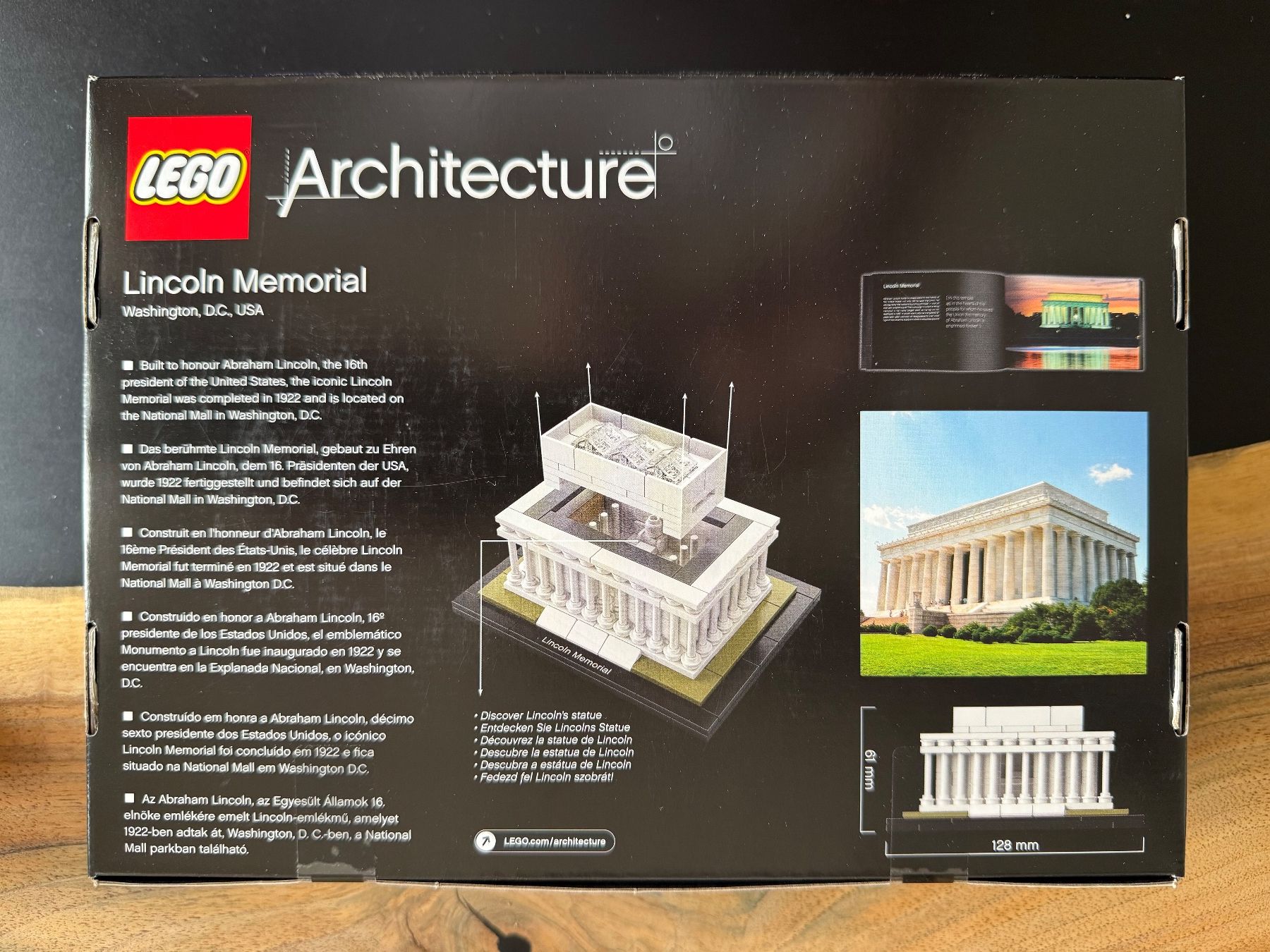 Lego Baukästen: Lego Architecture 21022 - Lincoln Memorial – Neu und originalverpackt aus Basel von zekzek 1