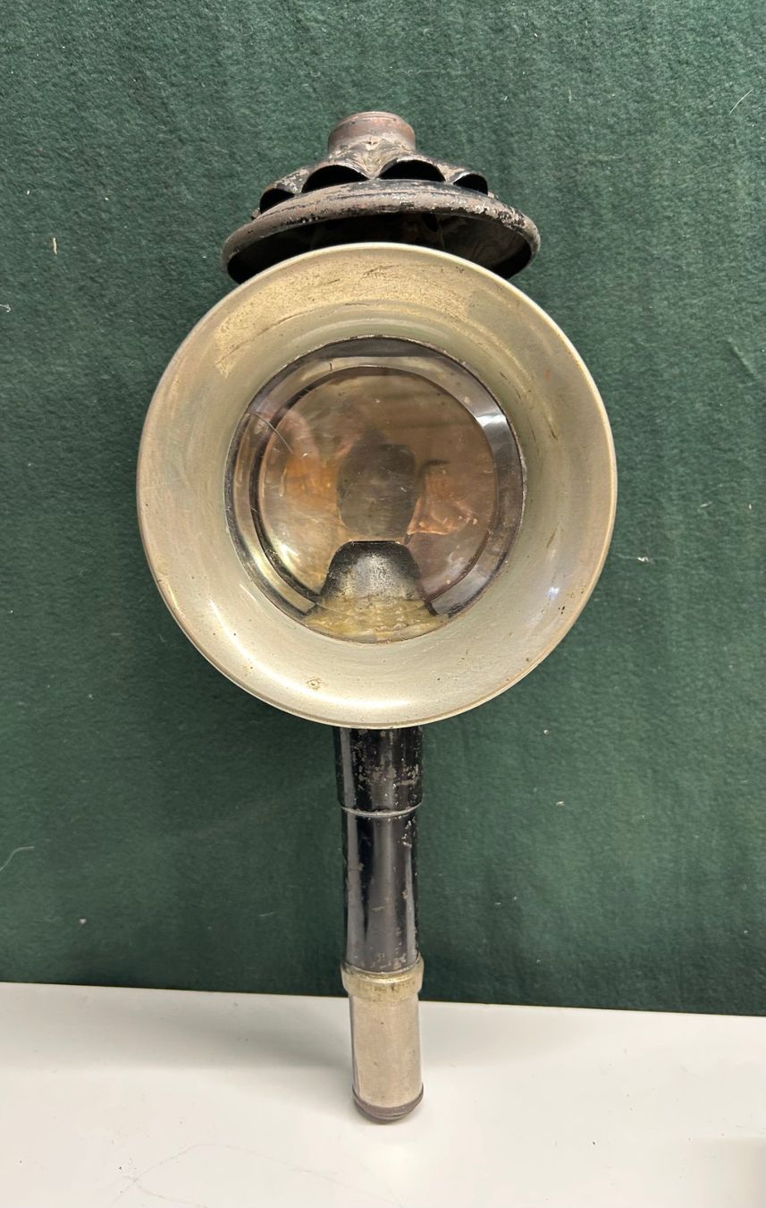 Lampade: Antike Kutschenlampe, Rarität, – Usato da Kestenholz venduto da oldietoys