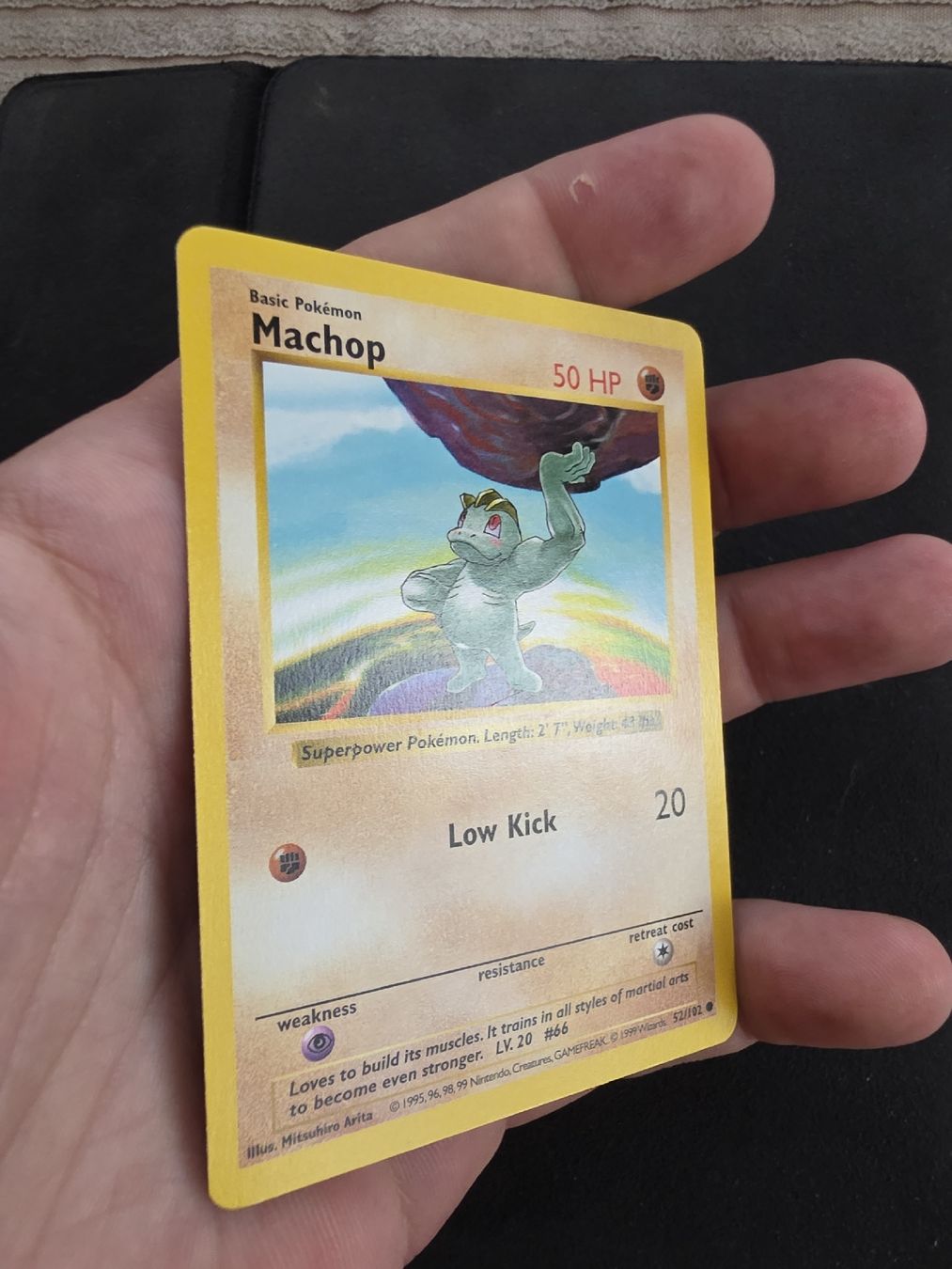 Pokémon Carte collezionabili: Pokemon Karte Machop Shadowless Base Set – Usato da oberbuchsiten venduto da thug4 1