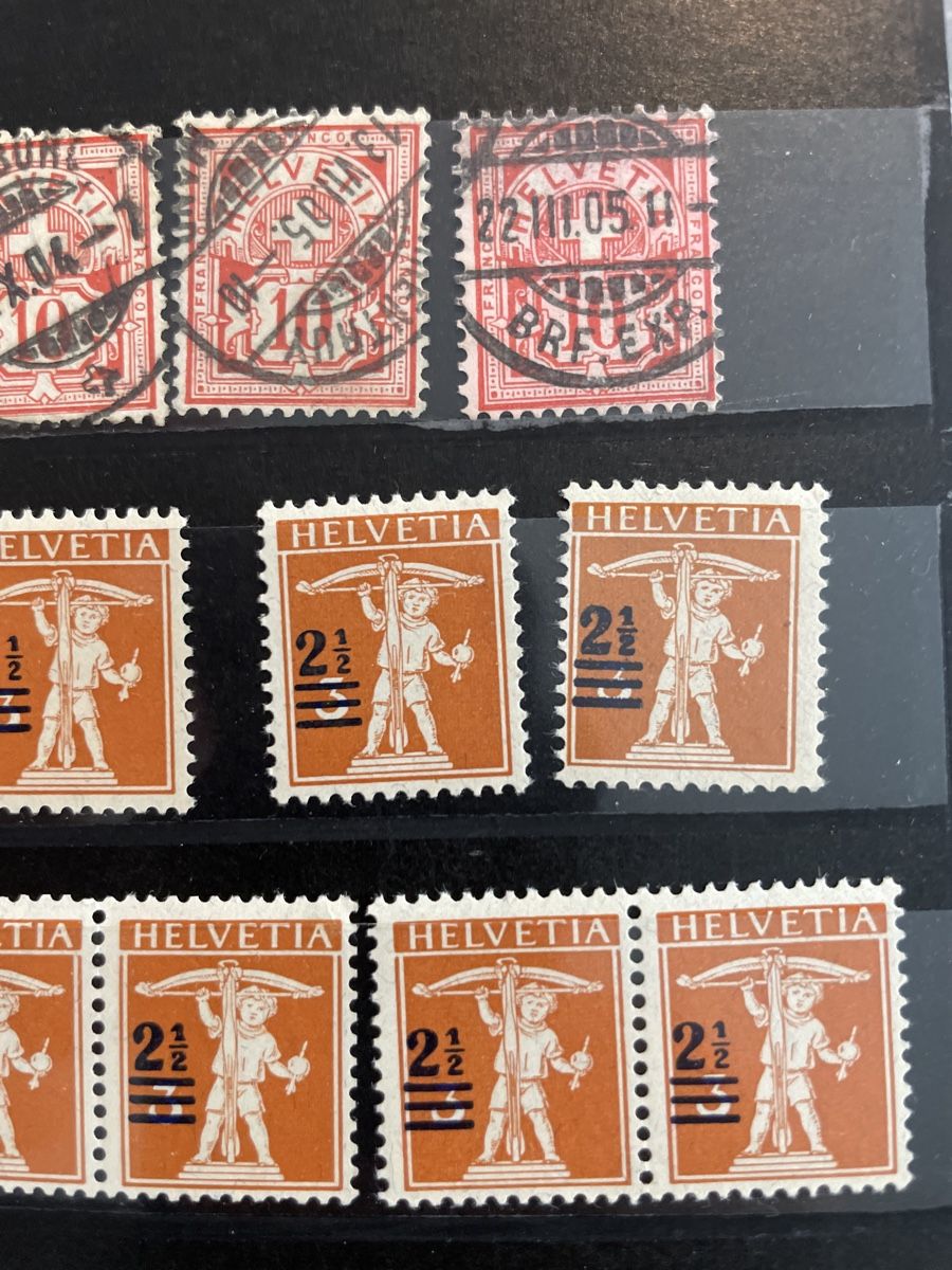 Tutti i francobolli: Abart 16 Briefmarke Top Lot – Usato da Muri AG venduto da Briefmarke-Schweiz 4