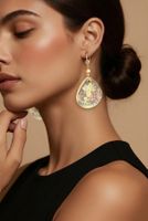Unikat - Swarovski, Süsswasserperlen, Blumen Acrylharz NEU