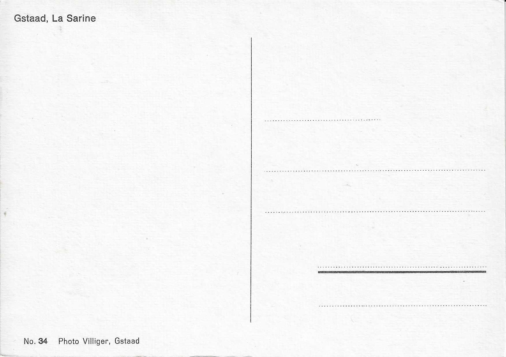 Cartoline postali: Gstaad,La Sarine BE – Nuovo (secondo la descrizione) da Rothrist venduto da Stranglehold 1