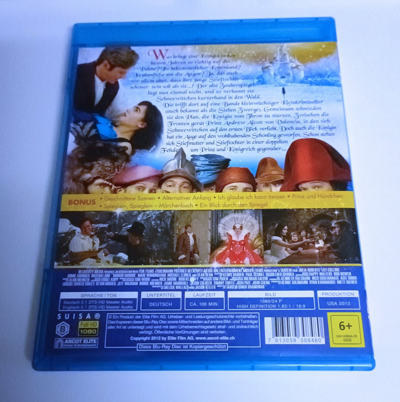 Tutti i DVDs: Spieglein Spieglein: Wahre Geschichte von Schneewittchen – Usato da Köniz venduto da Movieportal007 1