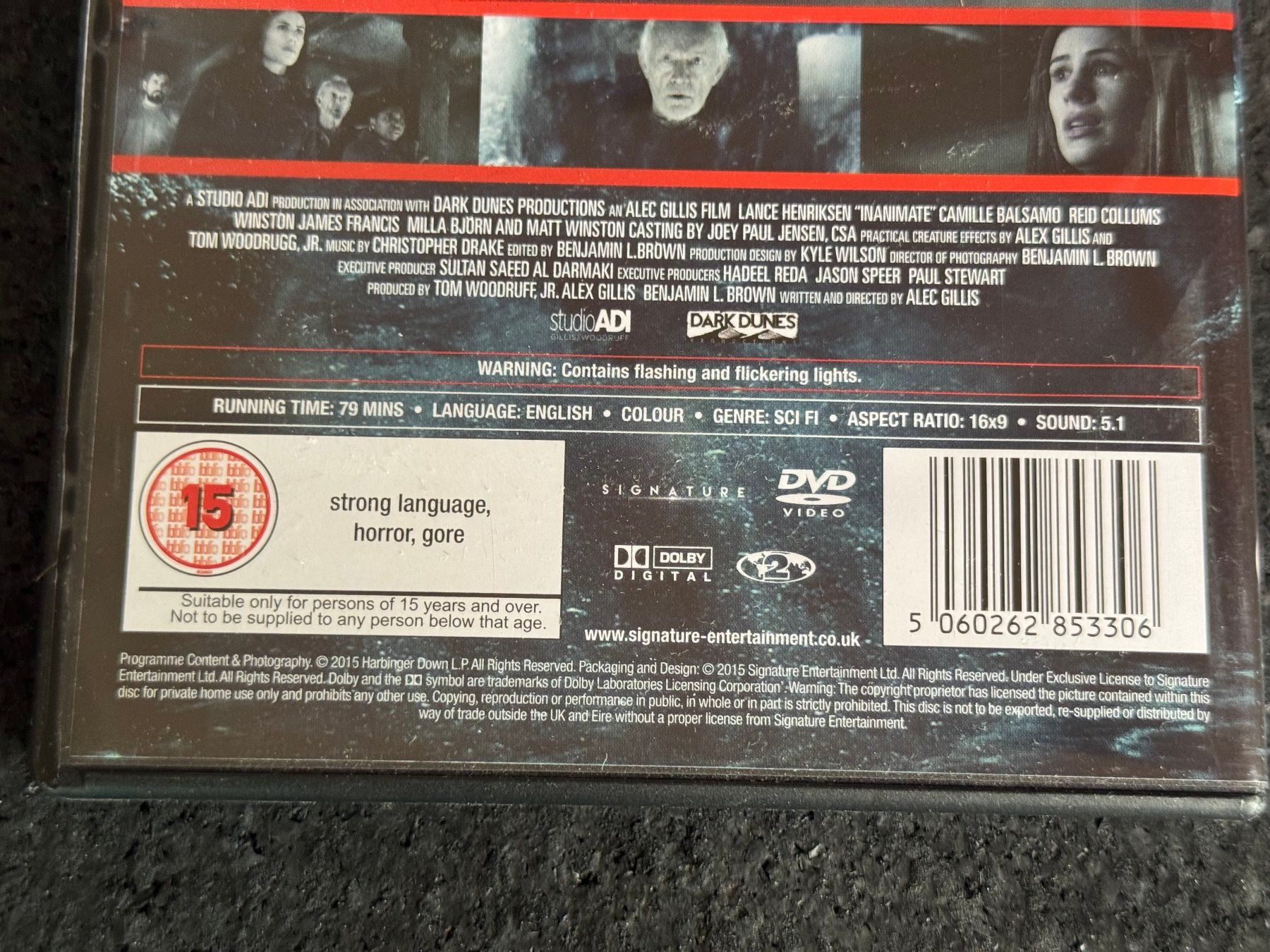 Tutti i DVDs: INANIMATE "Terror lurks ben earth the surface" Horror DVD EN – Usato da Fribourg venduto da tschjoly 3