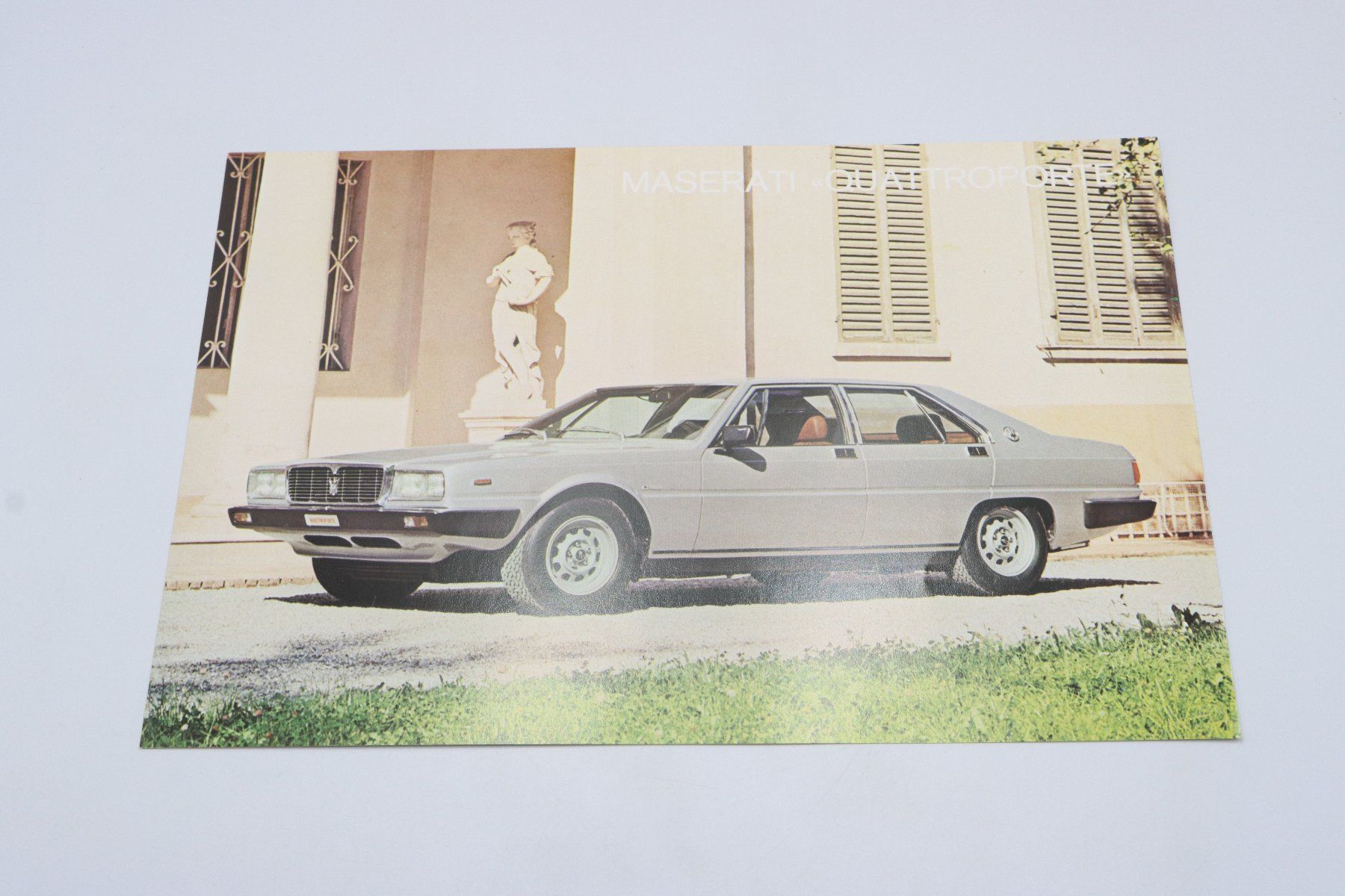 Maserati Documenti: Maserati Quattroporte 1978 Prospektblatt – Usato da Bühl b.Aarberg venduto da Collectorpassions 2