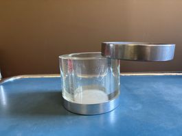 Vintage Acrylglas Deko Behälter mit Deckel