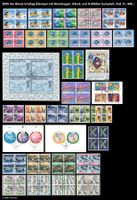 2000 4er Block Ersttag mit Bogen, H-Blatt komplett Fr. 407.-