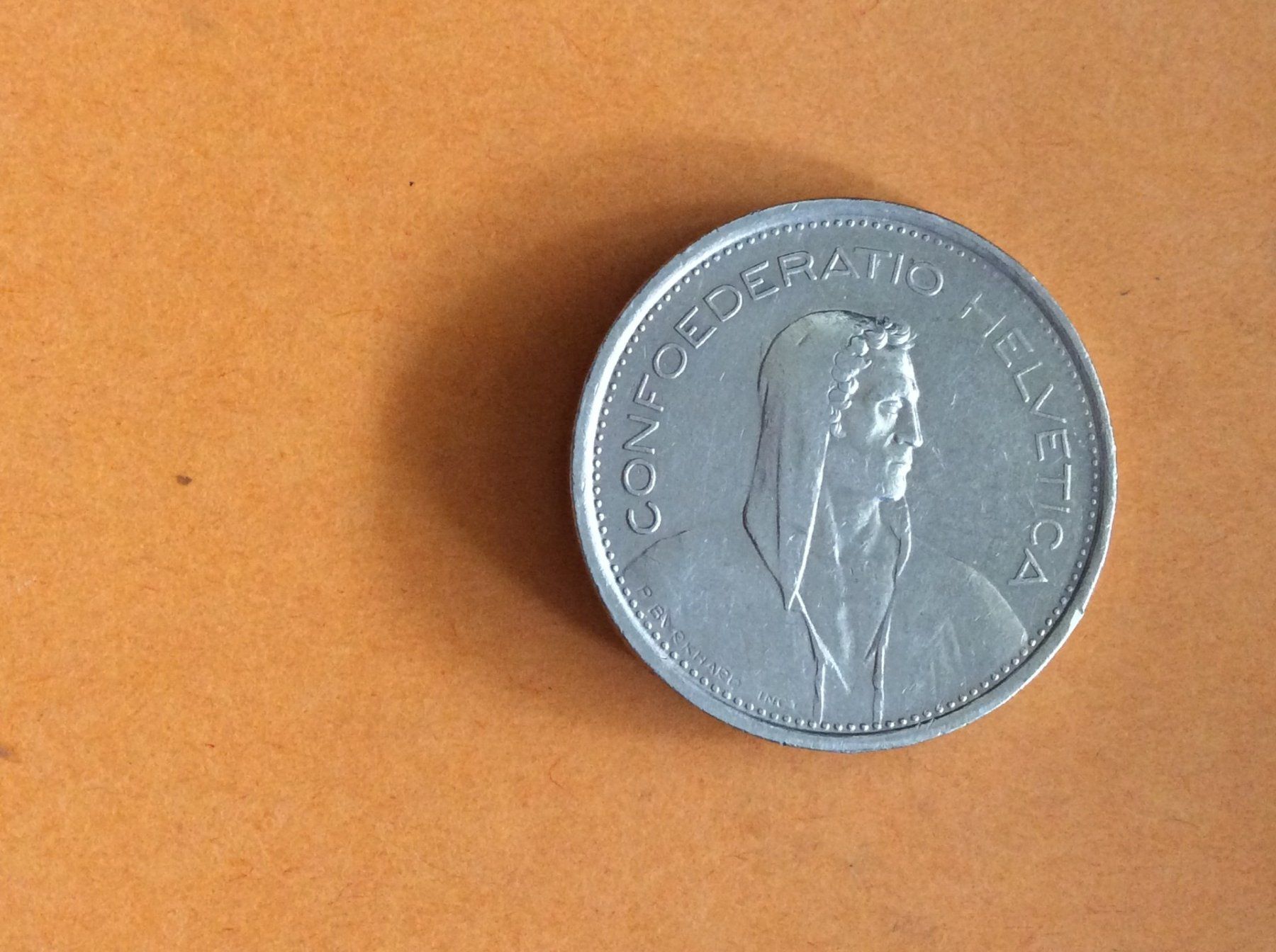 Alle Münzen: 5 francs  1970 – Gebraucht aus Genève von pie_fh2d 1