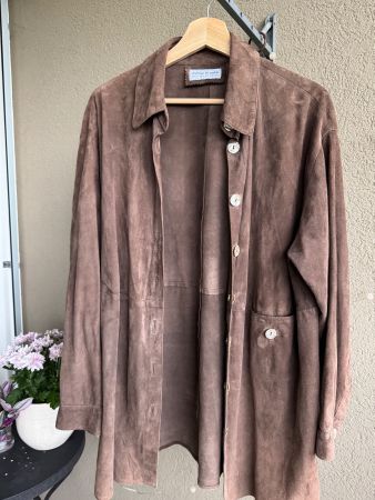 Ashley Broke Wildleder Hemdjacke Gr. M