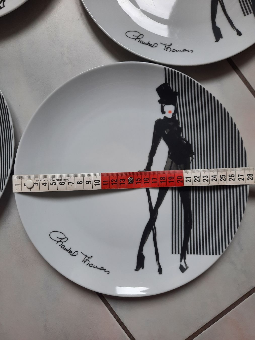 Thomas Piatti: 6 grandes ASSIETTES, "CHANTAL THOMAS" – Usato da Le Locle venduto da marylise01 3