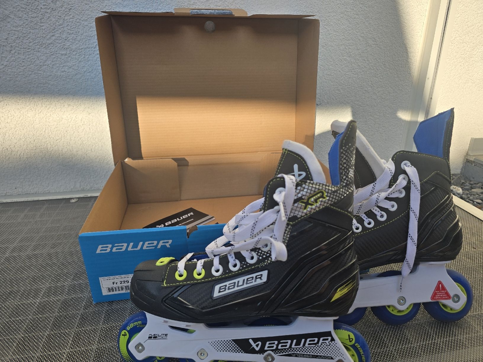 Bauer Pattini in linea & Pattini a rotelle: bauer xr 4.0  – Nuovo (secondo la descrizione) da vallon venduto da Djsubway