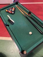 Miniature Pool Table with Cues and Balls - Fun Game!