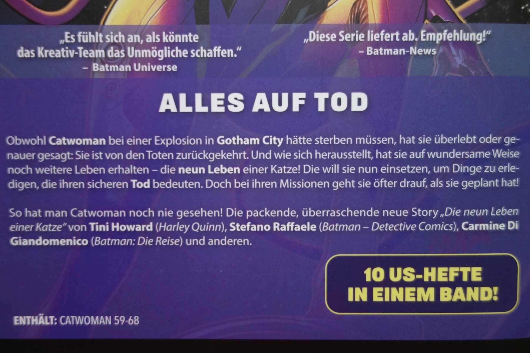 Fumetti: Catwoman - Band 2 - Gratis Versand ! – Usato da Luzern venduto da ron_35 9