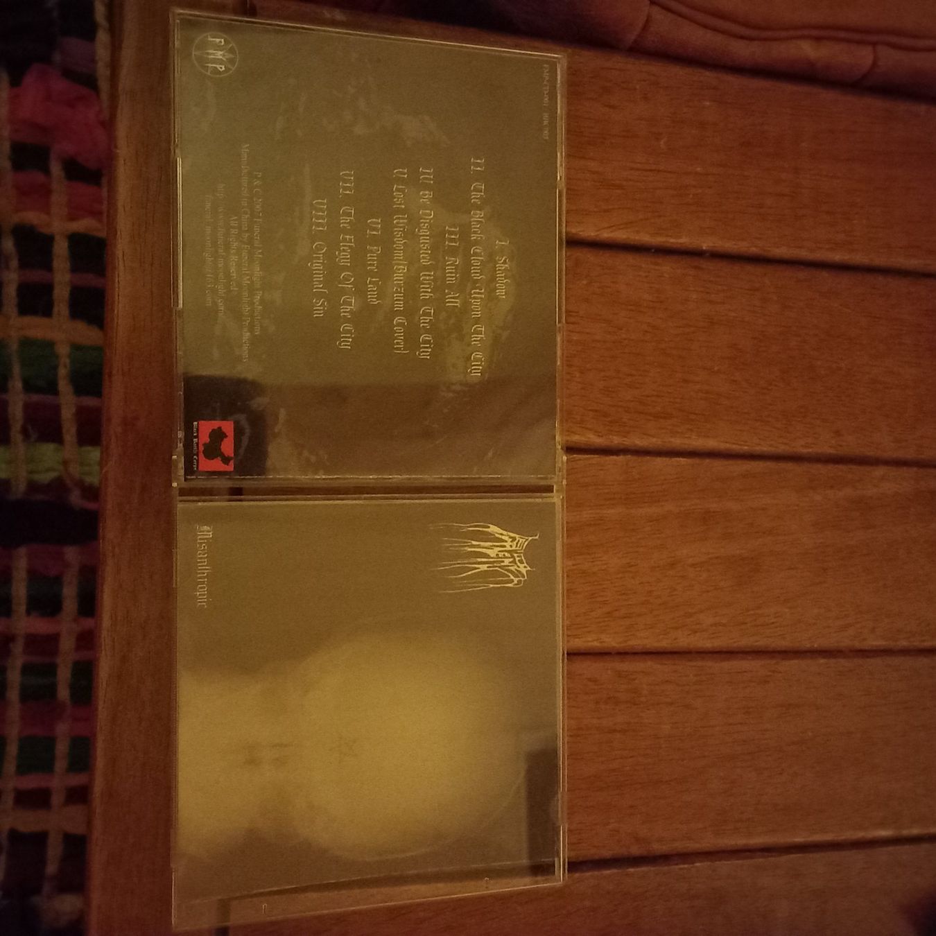 CD: Original sin - misanthropic – Usato da St-Cergue venduto da VeganWarrior