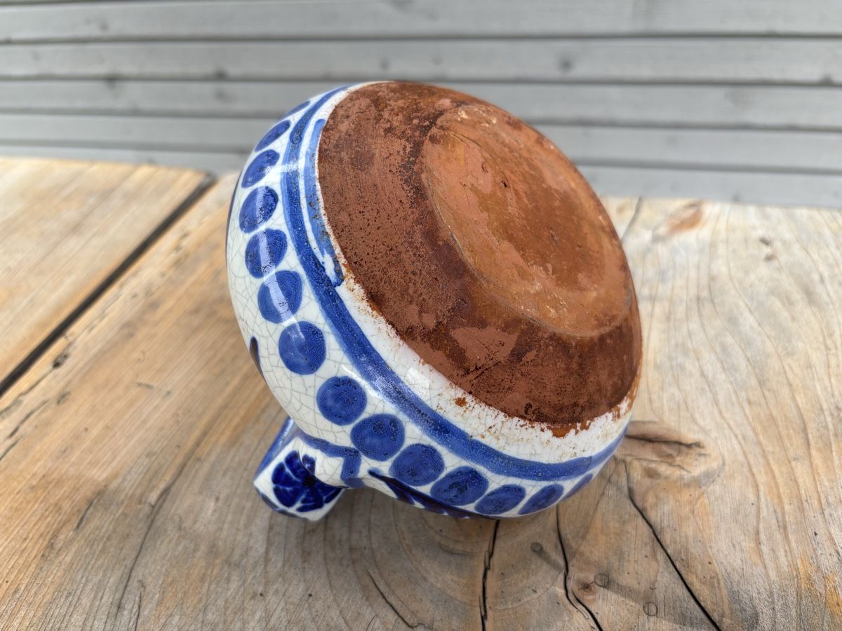Caraffe: blaue Keramikkaraffe  – Usato da Würenlos venduto da Ashley24 2
