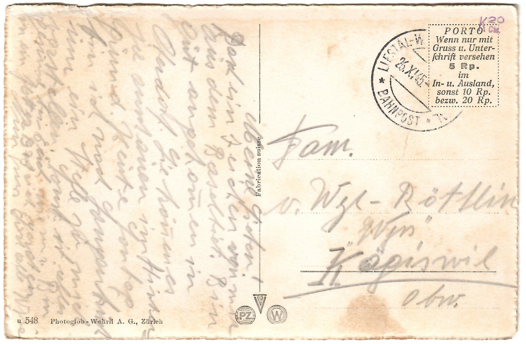 Cartes postales: Ansichtskarte   Waldenburg – D'occasion à Kerns par etma3 1