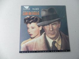 Mint Laserdisc Film Cloak & Dagger mit Gary Cooper L.Palmer