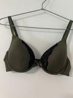 Victoria’s Secret BH Khaki/Schwarz mit Spitze Gr. 80B