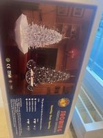 Weihnachtsbaum künstlich mit Zubehör, Musik und Schneefall