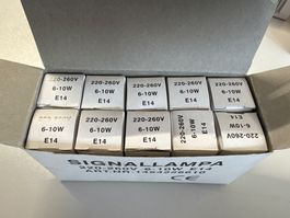 SIGNALLAMPA 10Stk E14
