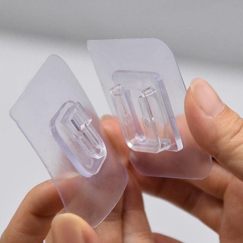 Ferramenta: Haken transparent doppelseitige Klebewand 2 Stück – Nuovo e nell'imballaggio originale da Nürensdorf venduto da Ez-Shop 4