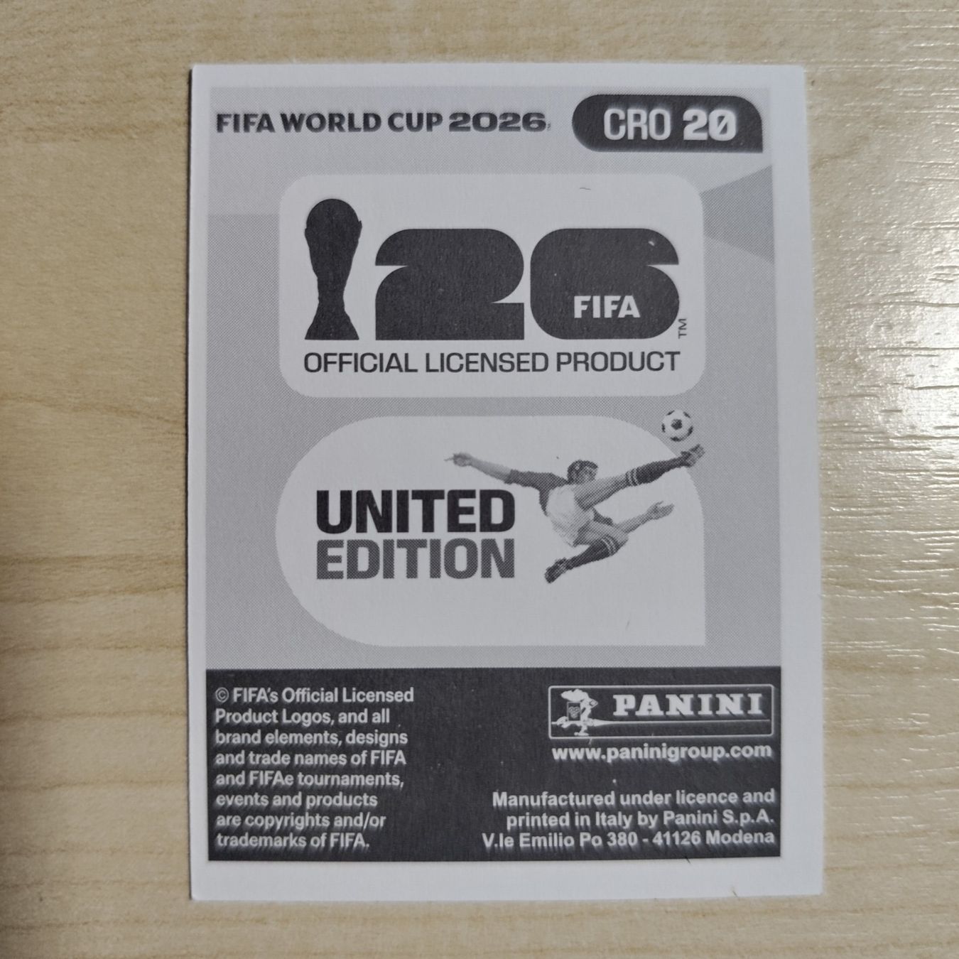 Panini Carte collezionabili: Franjo IVANOVIC, CRO 20, Panini WM 2026 – Nuovo (secondo la descrizione) da Dietlikon venduto da itmo 1