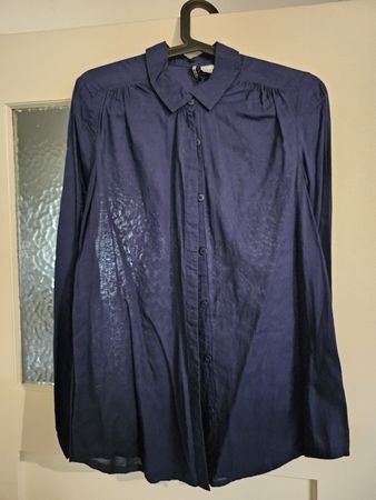 Chemise bleue foncée H&M Divided, taille 38