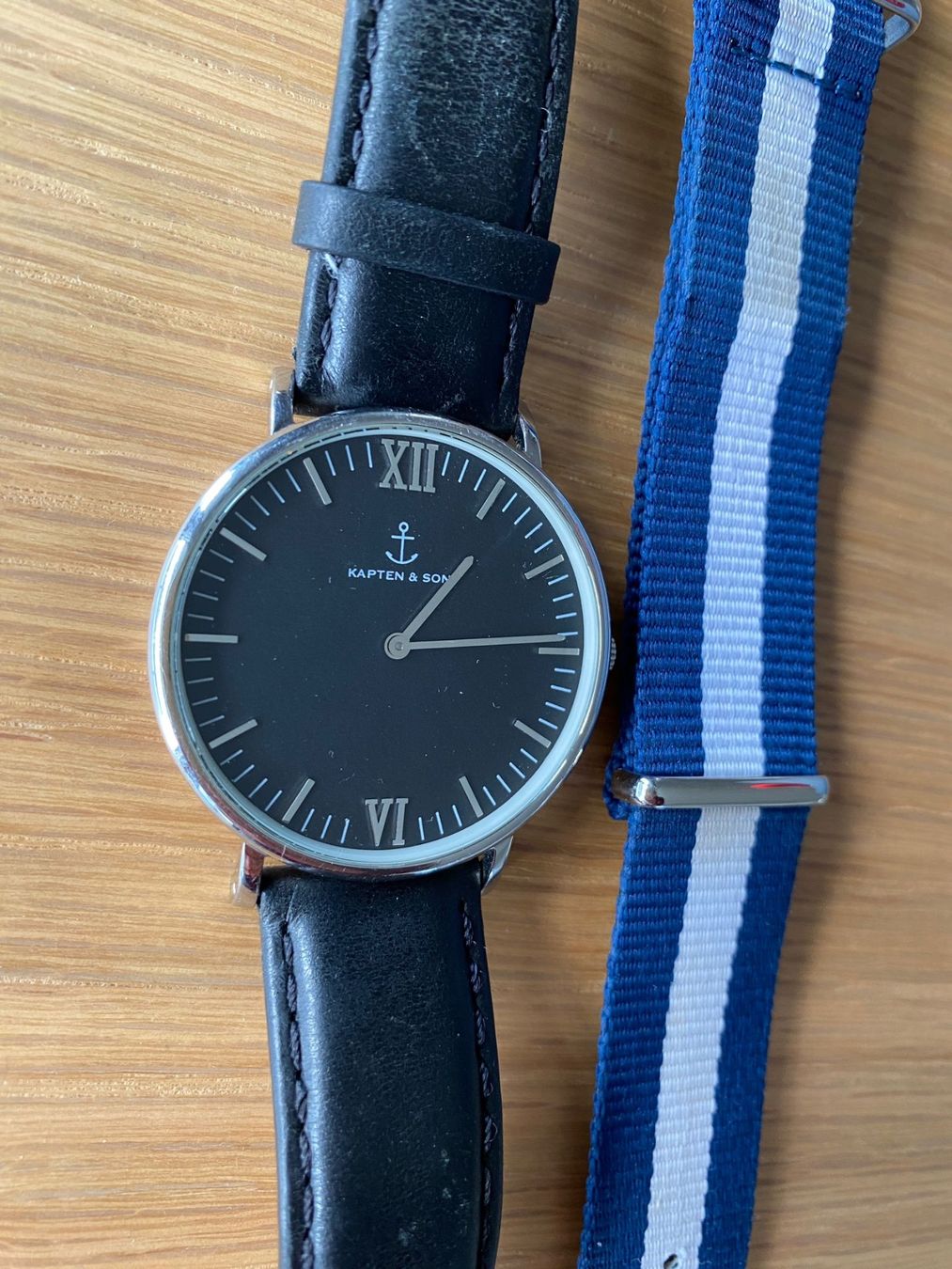 Kapten & Son Orologi: Kapten and Son Uhr / schwarz & silber – Usato da Fehraltorf venduto da Ilgmeischter 2