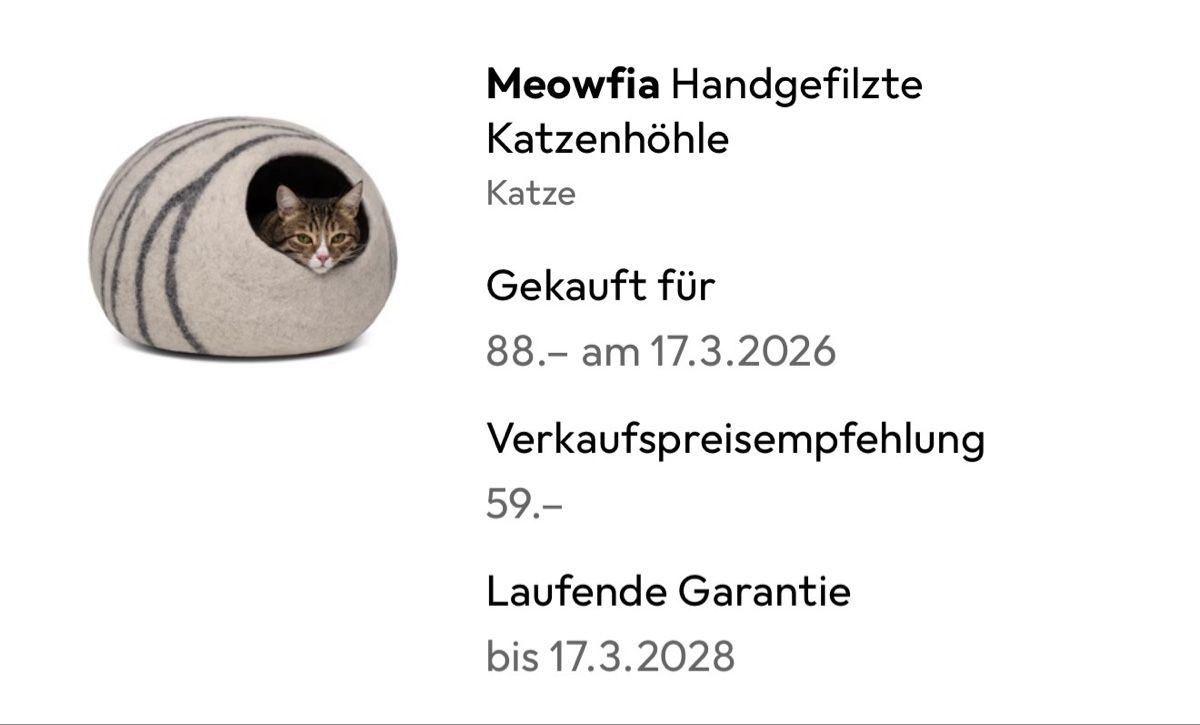 Liege- & Schlafplätze: 2 Katzenhöhlen – Neu (gemäss Beschreibung) aus Adligenswil von Esthee 2