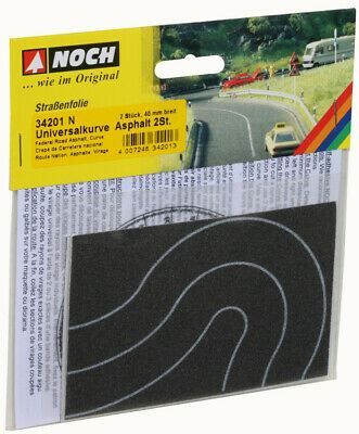 Zubehör: Noch 34201 Universalkurfe Asphalt 40mm 2 – Neu und originalverpackt aus Oberurnen von Zueger_Modellbahnen