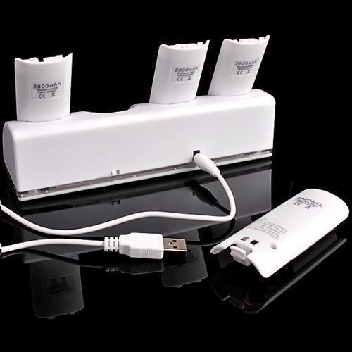Nintendo Adattatori & Cavi: Controller Ladestation für Nintendo Wii – Nuovo (secondo la descrizione) da Thun venduto da Newnewshop 5
