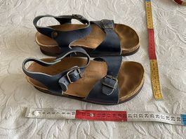 Sandale, Eichler, Leder, Damen, 37 eher 38, blau