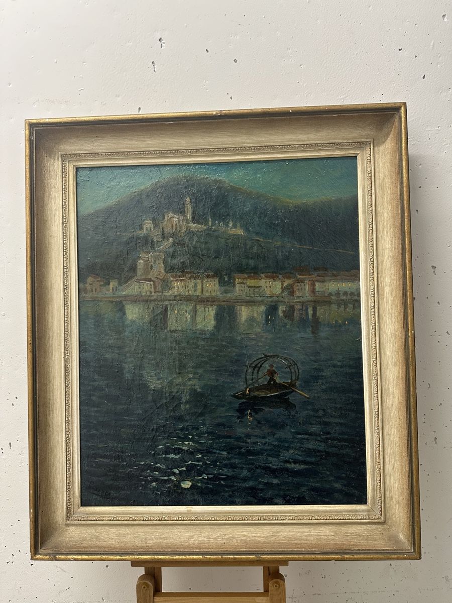 Dipinti: Otto Perlasca Morcote Gemälde Tessin – Usato da Ebikon venduto da Gaenggeliwaar