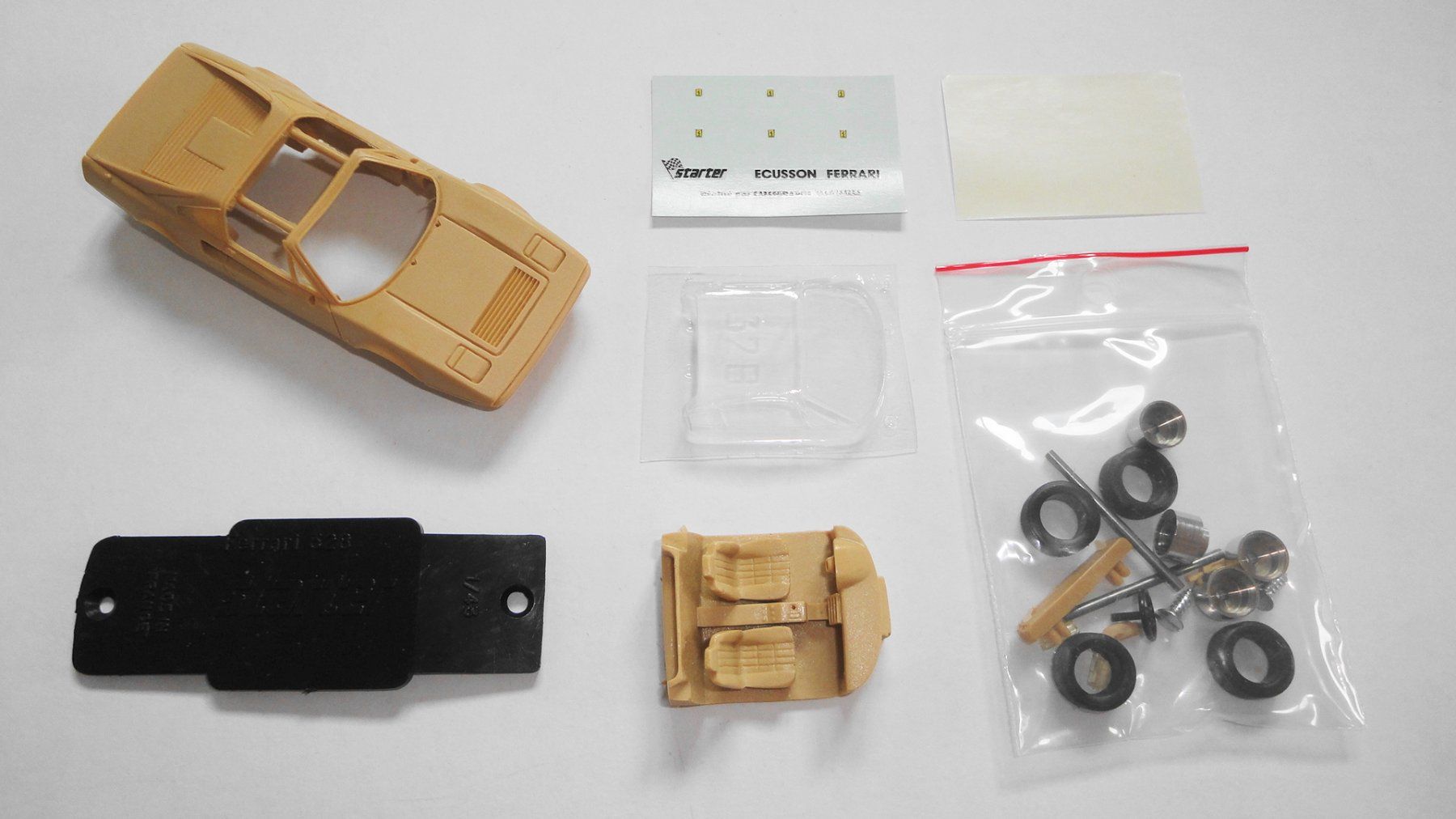 Modellbausätze & Standmodelle: Starter Ferrari 328 GTS 1:43 Resin Kit – Neu (gemäss Beschreibung) aus Frümsen von Malibu69 1
