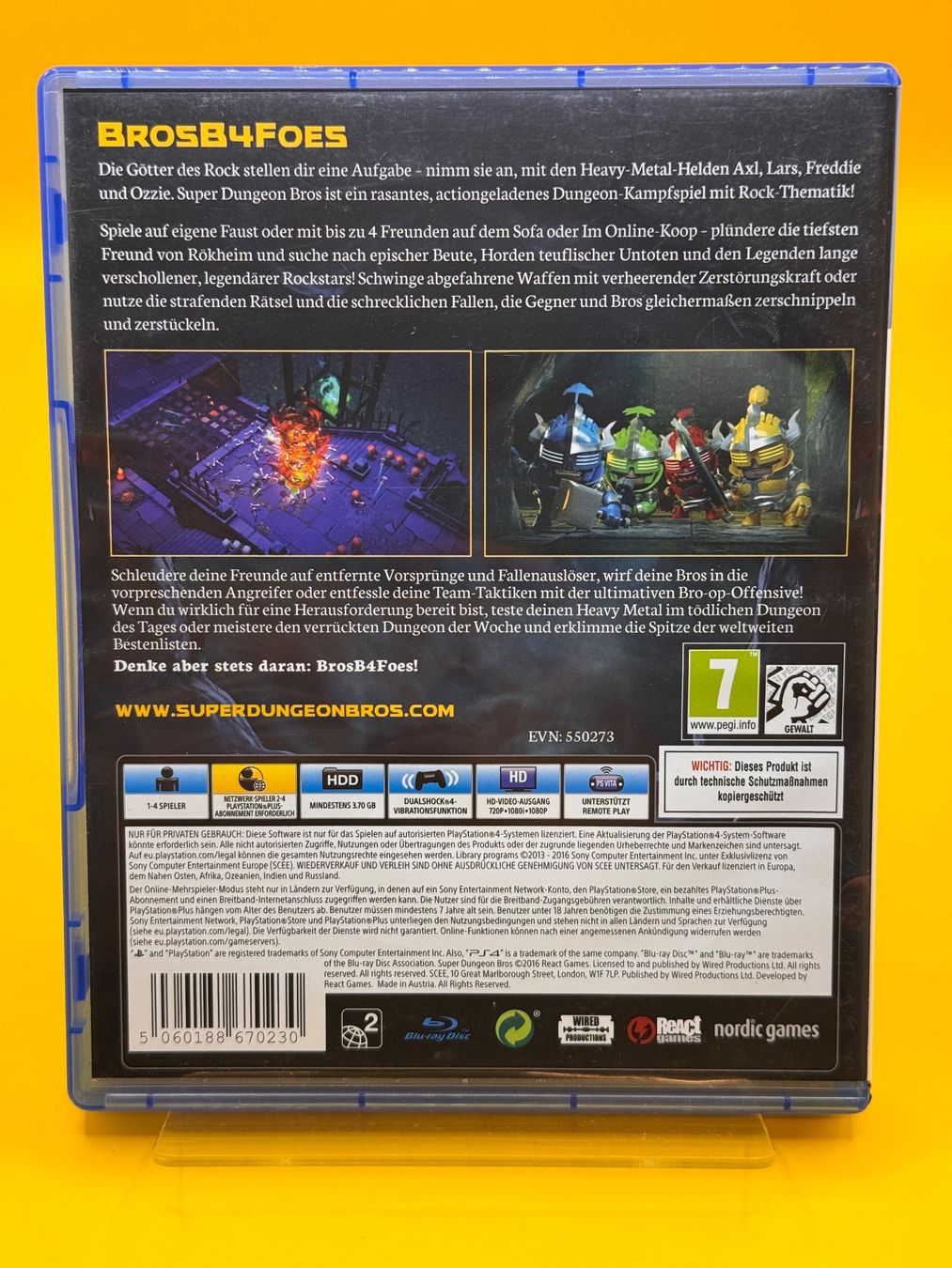 Sony Giochi: Super Dungeon Bros. PS4 - Action Spiel – Usato da Oberwil b. Zug venduto da silver2024 1