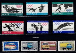 Briefmarken 35x DDR 18