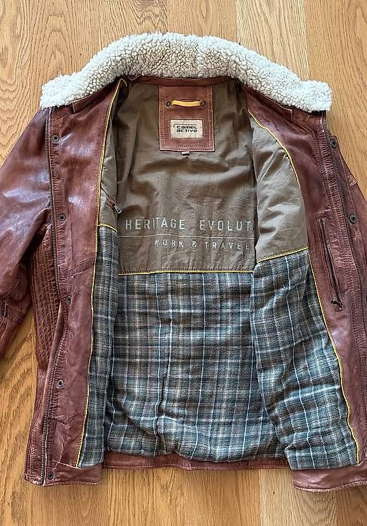 Camel Giacche: Camel Acitve Lederjacke Gr. M (52) – Usato da winterthur venduto da sidthekid1990 1