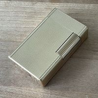 restauriertes original Vintage S.T. Dupont Ligne 1 Feuerzeug